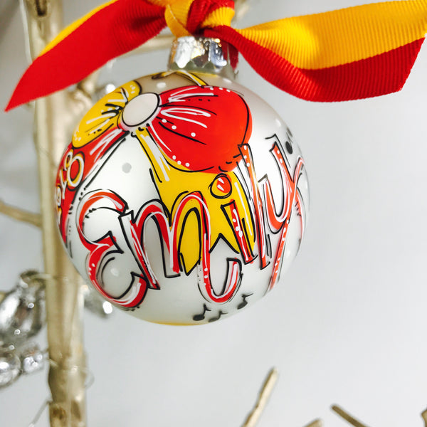 Orders Placed after 11/17 will Arrive after Christmas. ORNAMENT, CHEER, Personalized CHRISTMAS Ornament