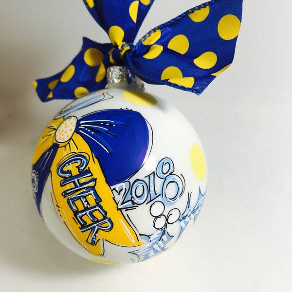 Orders Placed after 11/17 will Arrive after Christmas. ORNAMENT, CHEER, Personalized CHRISTMAS Ornament