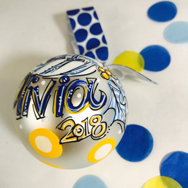 Orders Placed after 11/17 will Arrive after Christmas. ORNAMENT, VOLLEYBALL, Personalized CHRISTMAS Ornament