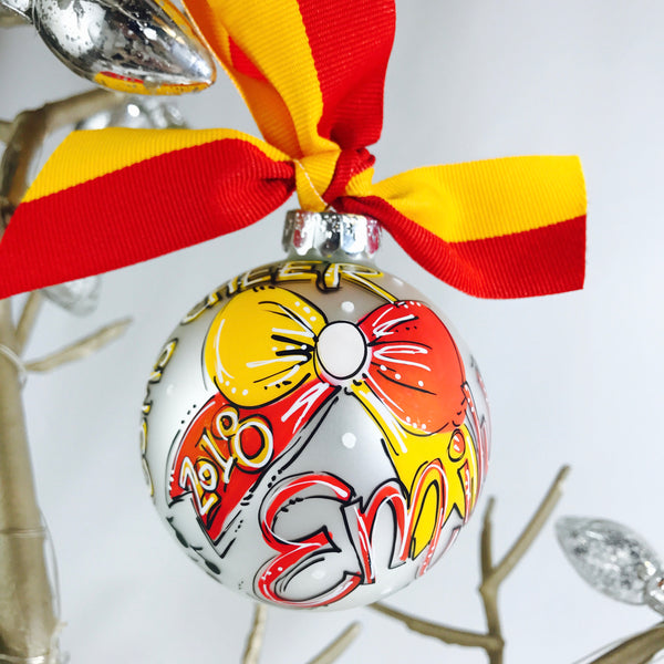 Orders Placed after 11/17 will Arrive after Christmas. ORNAMENT, CHEER, Personalized CHRISTMAS Ornament