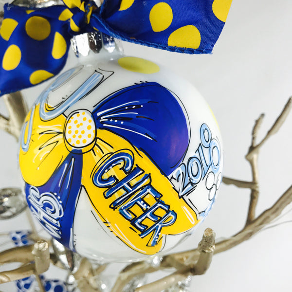 Orders Placed after 11/17 will Arrive after Christmas. ORNAMENT, CHEER, Personalized CHRISTMAS Ornament