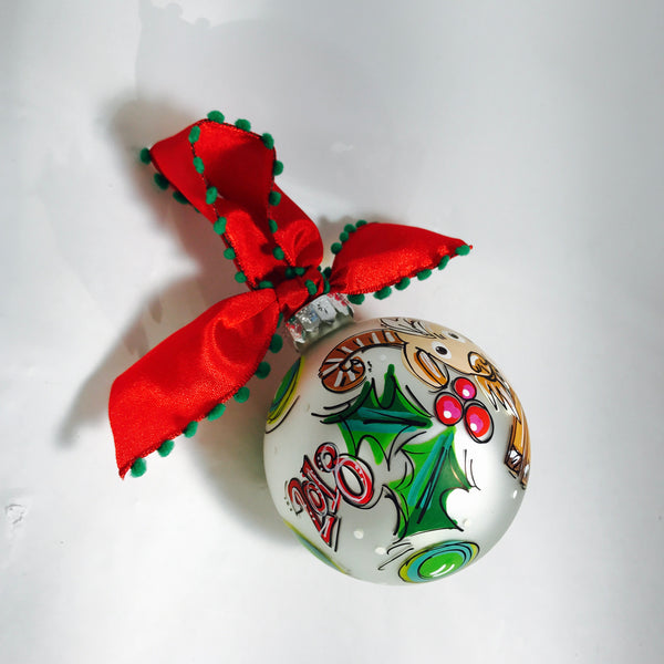 Orders Placed after 11/17 will Arrive after Christmas. ORNAMENT, PERSONALIZED GOAT Ornament