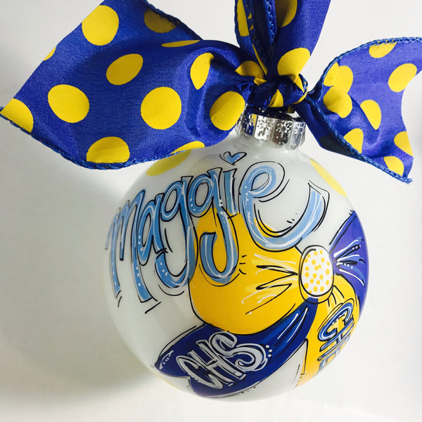 Orders Placed after 11/17 will Arrive after Christmas. ORNAMENT, CHEER, Personalized CHRISTMAS Ornament